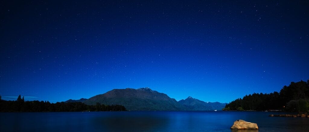 Queenstown at night